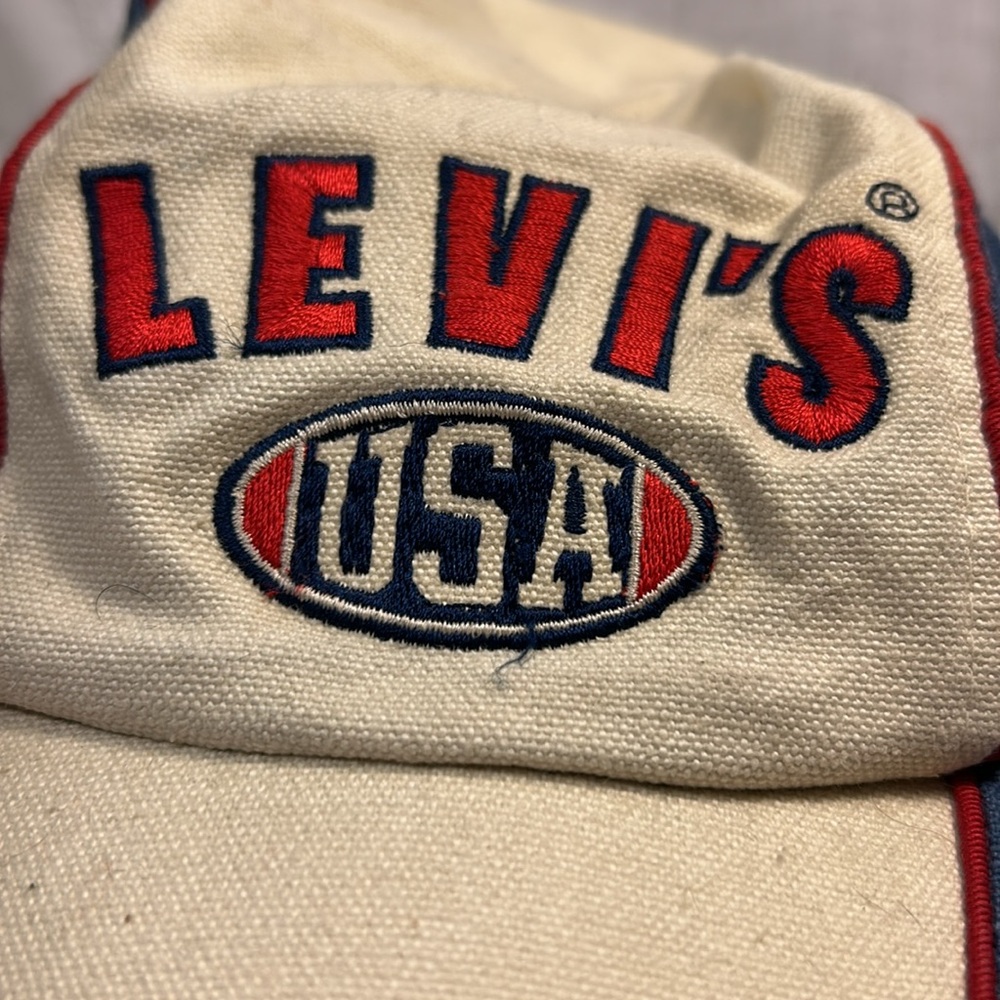 Vintage Strauss & Co Levi’s authentic baseball cap trucker hat - Picture 9 of 9